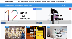 Desktop Screenshot of iphoneguiden.se